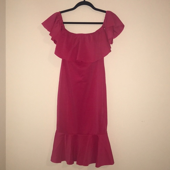 Trumpet Midi Dress - Picture 4 of 5